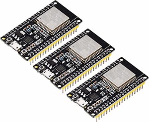 3個 ESP32 DiyStudio 3個セット ESP32開発ボード NodeMCUモジュール 2.4 GHz デュアルコア Wi-Fi + BLE CP2102 チップ