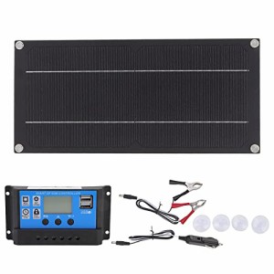 Hilitand 600W 18V 携帯用太陽電池パネル キット 単結晶ケイ素 100A 電池 充電器 コントローラー 太陽エネルギー パネル