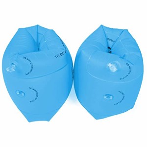 ブルー アームリング 浮き輪 2個セット 子供用 大人用 水遊び用 腕浮き輪 腕輪 アームヘルパー 海水浴 海 川 プール 水泳 アウトドア 浮