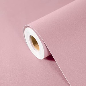 (0.4x10M)つや消し_308-ピンク FOLU 壁紙シール おしゃれ つや消し（40CM×10M一巻）リメイクシート はがせる 壁紙 補修 模様替え 多用途