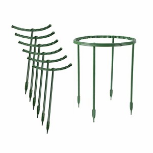 Green LIKENNY 園芸支柱 植物支柱 花ささえ スライド支柱 T形 高さ25cm 10本組セット 耐久 部屋の装飾 使いやすい 植物成長 植物サポート