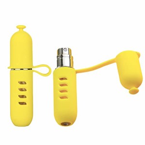 イエロー Abacad アトマイザ− 香水 スプレーボトル 携帯用 香水噴霧器 ポータブル 香水スプレー ワンタッチ補充 機内持ち込み可能 透明 
