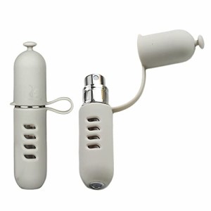 グレー Abacad アトマイザ− 香水 スプレーボトル 携帯用 香水噴霧器 ポータブル 香水スプレー ワンタッチ補充 機内持ち込み可能 透明 噴