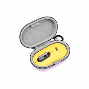 紫 RLSOCO 収納ケース ロジクールpebble m350/POP MOUSE M370RO 静音 ワイヤレスマウス 無線マウス対応できるケース USBメモリ、ＳＤカー