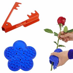 バラの剪定 バラ 剪定 バラ園芸はさみ プライヤーと破片除去ツールから成る 素材はゴムと金属製 バラの棘を取り除く道具