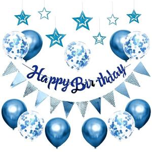 コンフェッティ バルーン ガーランド 誕生日 飾り コンフェッティ