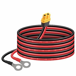 SinLoon XT60-Oリング端子ケーブル12AWG XT60H メス-Oリングコネクターワイヤー リモート・コントロール航空機のおもちゃの車のリチウム