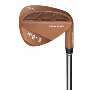 m2-2（ローズゴールド）_Loft 60° MAZEL (マゼル) ゴルフサンドウェッジ メンズ 右利き ロフト角:48度、50度、52度、54度、55度、56度、