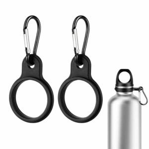 Doyime ペットボトルホルダー (２個入り) ボトルフック ドリンクカップホルダー ペットボトルリング キーリング付き 水分補給 携帯便利 