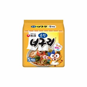 [nogsim]ノグリラーメン(甘辛)120gX5袋　マイルド　韓国らーめん　インスタントラーメン