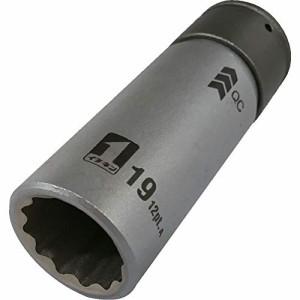 イチネンアクセス MUST TOOL(マストツール) ソケット IM-4W19-12K QCソケット シングル 19mm 12角 19804 差