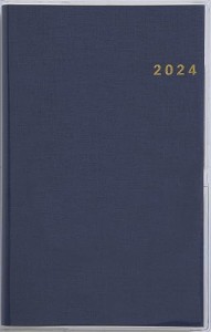 高橋書店 高橋 手帳 2024年 ウィークリー ティーズビュー インデックス 4 紺 No.337 (2023年 12月始まり)