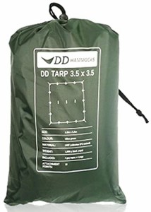 DD Hammocks DD Tarp タープ 3.5 x 3.5 広々としたハンモックシェルター XLハンモックにも対応 軽量な防水タープ 耐