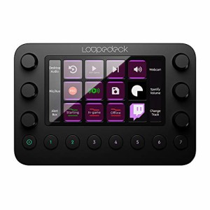 Loupedeck Live ? ライブ配信、写真、ビデオ編集用のPC接続コントローラ カスタマイズ可能なボタン ダイヤル タッチスクリーン付き