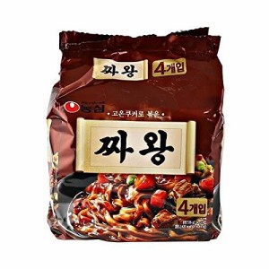 農心、「チャ王」チャワン◆ [ 4個パック]ジャージャー麺 韓国 ラーメン 【韓国食品】