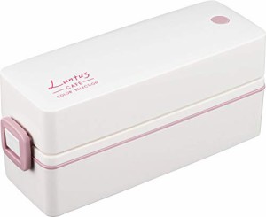 アスベル お弁当箱 CランタスSS-T600N ホワイト 600ml 幅19.3ｃｍ×奥行6.7ｃｍ×高さ8.7ｃｍ 3541