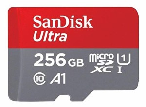 SanDisk microSDXC 100MB/s 256GB Ultra サンディスク SDSQUAR-256G-GN6MN 海外パッケージ品