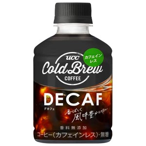 UCC COLD BREW DECAF(コールドブリュー デカフェ) 280mlペットボトル×24本入