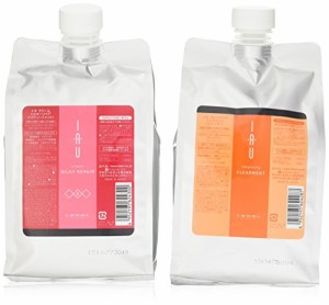 ルベル IAU イオ クレンジング クリアメント（シャンプー）1000ml＆イオ クリーム シルキーリペア トリートメント1000ml 詰め替え