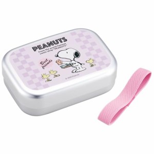 スケーター(Skater) 弁当箱 370ml アルミ製 保温庫対応 ランチベルト付き 子供用 スヌーピー 80s カフェ 日本製 ALB5NV