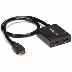 StarTech.com 2出力対応 4K HDMI 分配器スプリッター USBバスパワー/ACアダプタ対応 4K 30Hz ST122HD4K