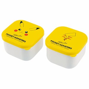 スケーター ミニ シール容器 保存容器 おかず入れ 160ml 2個組 ポケットモンスター ピカチュウ フェイス MO2W