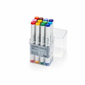 コピック(COPIC) Too コピック スケッチ ベーシック 12色セット C イラストマーカー マーカー マーカーペン