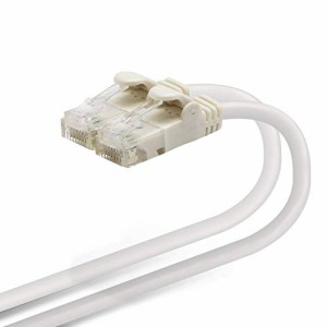 エレコム CAT6 GigabitやわらかLANケーブル 3m(ホワイト)