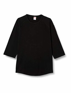 [ユナイテッドアスレ] 5.6ozラグラン3/4スリーブTシャツ メンズ 504501 ブラック 日本 L (日本サイズL相当)