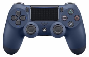 【純正品】ワイヤレスコントローラー (DUALSHOCK 4) ミッドナイト・ブルー (CUH-ZCT2J22)