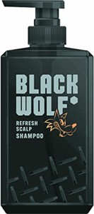 BLACK WOLF(ブラックウルフ) リフレッシュ スカルプシャンプー380mL 黒髪を根元からリフレッシュ/フレッシュシトラスの香り/ハーブ