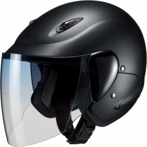 マルシン(MARUSHIN) バイクヘルメット セミジェット M-510 マットブラック フリーサイズ(57~60CM)