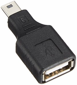 変換名人 USB A(メス) → miniUSB(オス) 変換アダプタ USBAB-M5AN