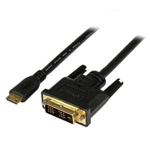 StarTech.com ミニHDMI - DVI 変換ケーブル/1m/DVI-D - Mini HDMI アダプタ/1920x1200/ミニH