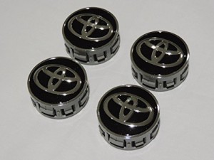 トヨタ自動車 (TOYOTA) 【国内正規純正部品】 TOYOTA トヨタ アクア＆50プリウス 純正アルミホイール用 センターキャップ ブラッ