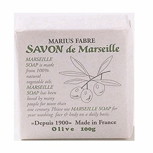 サボンドマルセイユ 無香料 オリーブ石鹸 100g 6個セット　マリウスファーブル