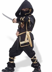 憧れの忍者になれる キッズ 子供用 忍者 コスプレ 衣装 ハロウィン 仮装 パーティー (XLサイズ)