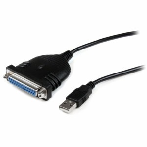 StarTech.com USB - パラレル(D-Sub 25ピン) プリンタ変換ケーブル 1.8m USB A - DB25(IEEE128