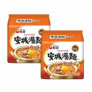 seven 7 農心安城湯麺 5入りX2パック(10袋) アンソンタンミョン 韓国食品 韓国らーめん インスタントラーメン