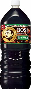 BOSS(ボス) サントリー ホームカフェ 甘さ控えめ 液体 コーヒー 2L ×6本