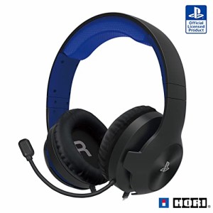 【PS5動作確認済】ホリゲーミングヘッドセット スタンダード for PlayStationR4 ブルー【SONYライセンス商品】