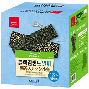 Asahico [コストコ] 韓国 海苔スナック小魚 20gx10食入