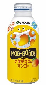 伊藤園 もぐっと食感 ナタデココ＆マンゴー MOG-GOOD 380g×24本