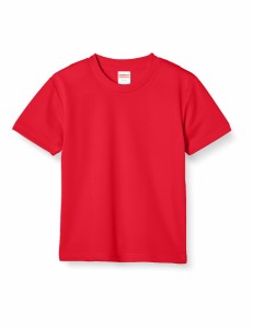 [ユナイテッドアスレ] Tシャツ 4.1oz ドライアスレチックTシャツ キッズ 590002 ローズレッド 日本 120 (日本サイズ120