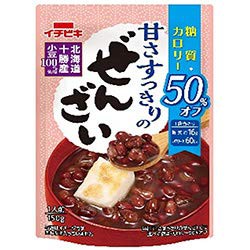 イチビキ 甘さすっきりの糖質･カロリー50%オフぜんざい 150g×20袋入