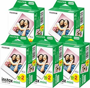 富士フイルム(FUJIFILM) [セット販売x5] インスタントカメラ チェキ用フィルム 20枚入x5SET INSTAX MINI JP 2