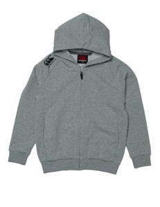 [カンタベリー] スウェットジャケット JR.CROSSOVER ZIP HOODY ボーイズ 15_ミディアムグレー 130