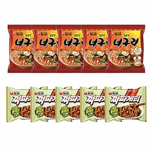 チャパグリセット チャパゲティーX5袋 ノグリX5袋 韓国食品 インスタントラーメン