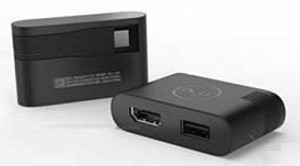 Dell DA20 USB Type-C - HDMI/USB Type-A アダプター ドロップインザボックスコンポーネント: XPS 15-