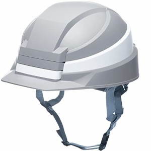 DICプラスチック 折りたたみヘルメット IZANO2 グレー/ホワイトライン
